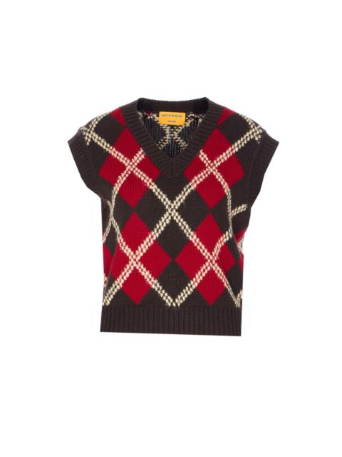 GUEST IN RESIDENCE Guest In Residence Women Argyle Vest
