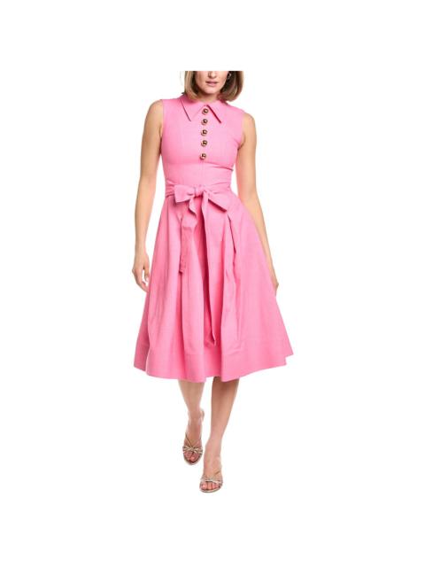 CAROLINA HERRERA Carolina Herrera Pleated Midi Dress