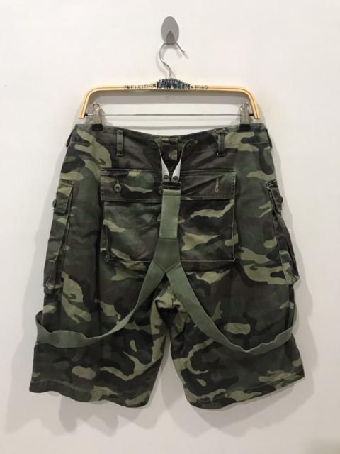Other Designers Very Rare - OAK POINTE Workwear Military Suspender Short Monkey Pant