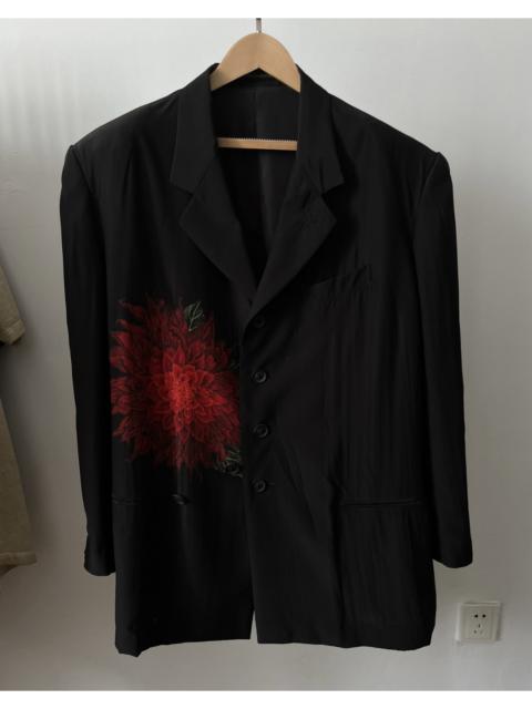 Yohji Yamamoto Yohji Yamamoto dahlia silk suit