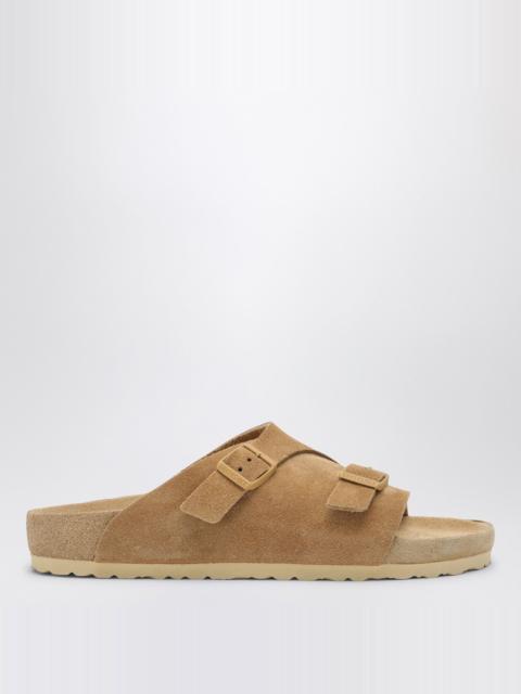 BIRKENSTOCK Slide Zürich Exquisite cream coloured in suede