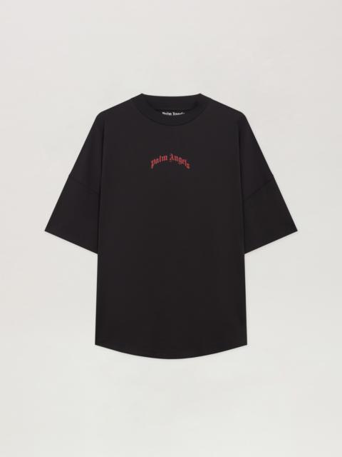 Palm Angels Curved Logo Over T-shirt