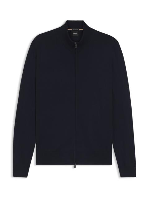 BOSS VIRGIN-WOOL JACKET IN A REGULAR FIT