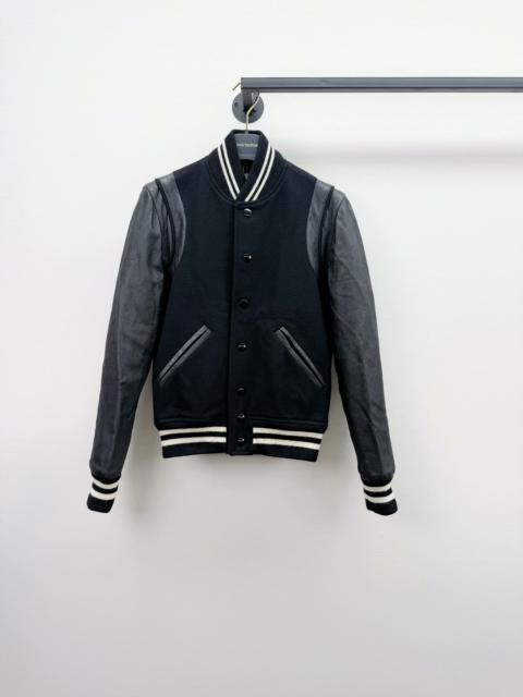 SAINT LAURENT Saint Laurent Black Wool Teddy Jacket