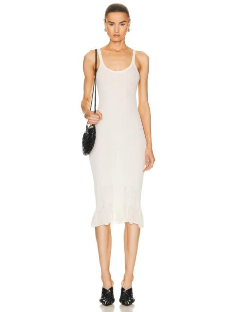 Bottega Veneta Sleeveless Ruffle Dress