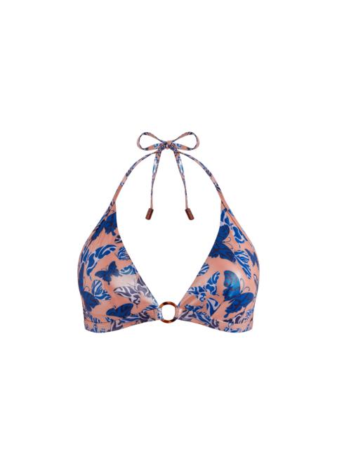 Vilebrequin Women Halter Bikini Top Disco Butterflly