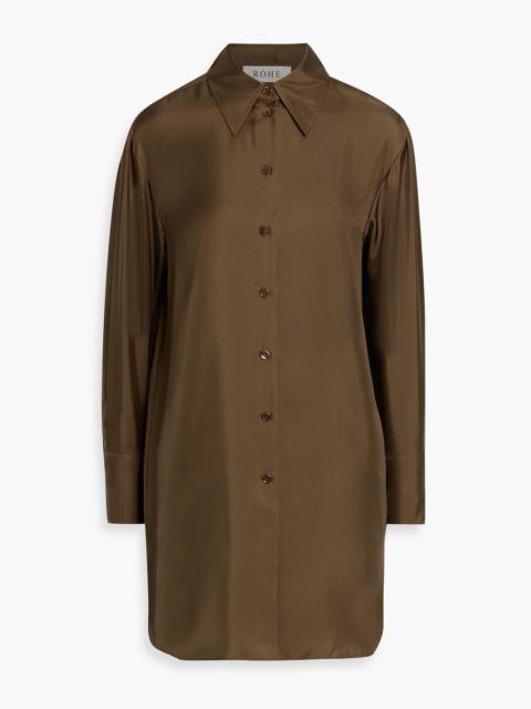 RÓHE Silk-twill shirt