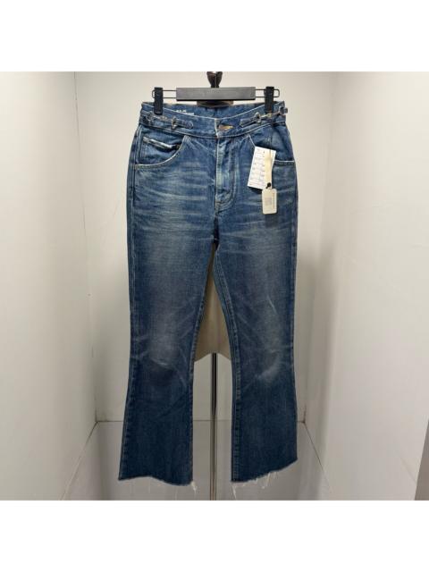 CELINE Celine Triomphe Gold Buckle Jeans