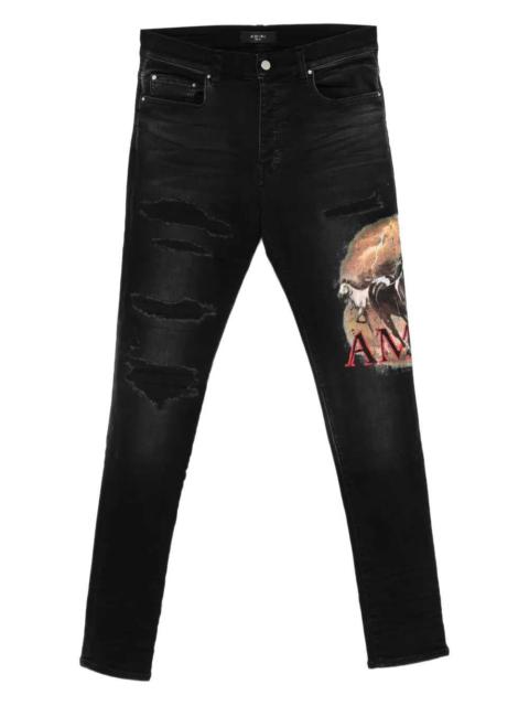 AMIRI Amiri Men Graphic Print Jeans