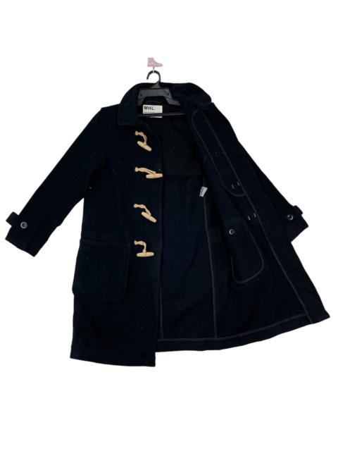 Vtg 90s Margaret Howell navy blue duffle coat