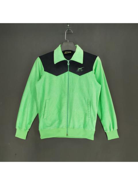 Other Designers Vintage - Vintage Rare Asics Made In Japan Zip Up Sweater #1187-48