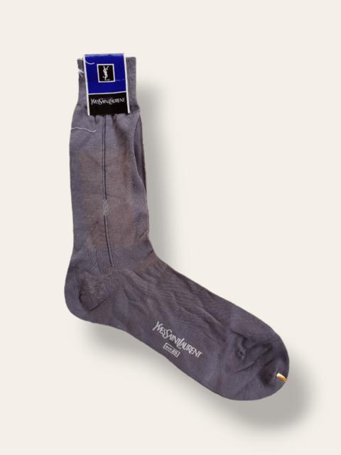 Vintage Yves Saint Laurent Paris Grey Casual Socks