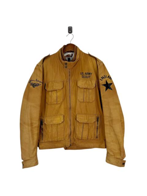Other Designers 🔥🔥 VINTAGE INDIAN MOTORCYCLE US ARMY SCOUT BIKERS JACKET