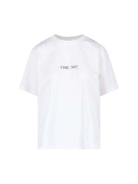 Victoria Beckham 'CHIC, NO?' T-SHIRT
