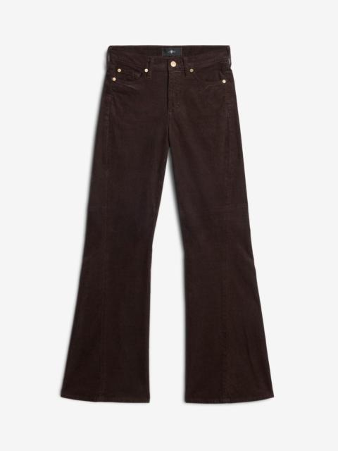 7 For All Mankind Corduroy Twisted Tailorless Dojo in Coffee Bean