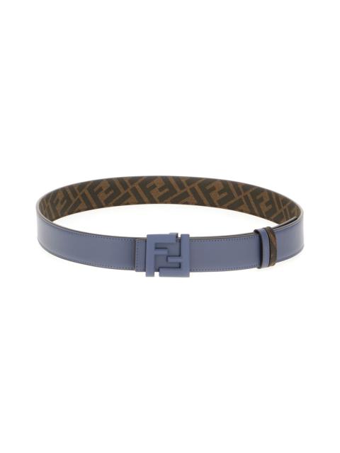 FENDI Powder Blue Leather Belt