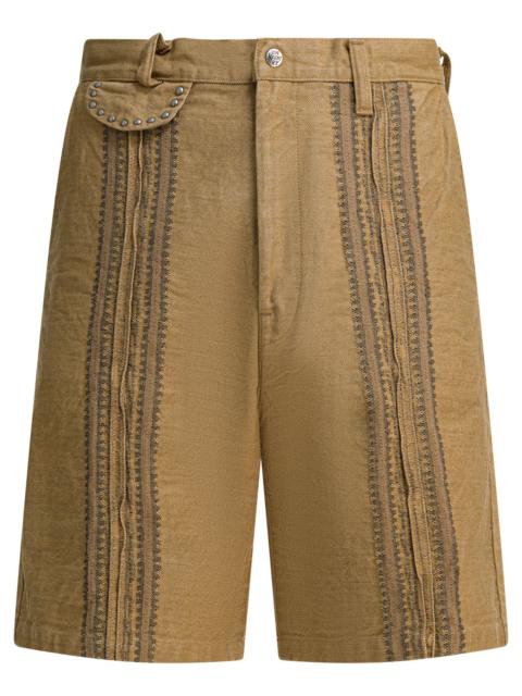 Kapital Kapital Western Shorts Beige Men