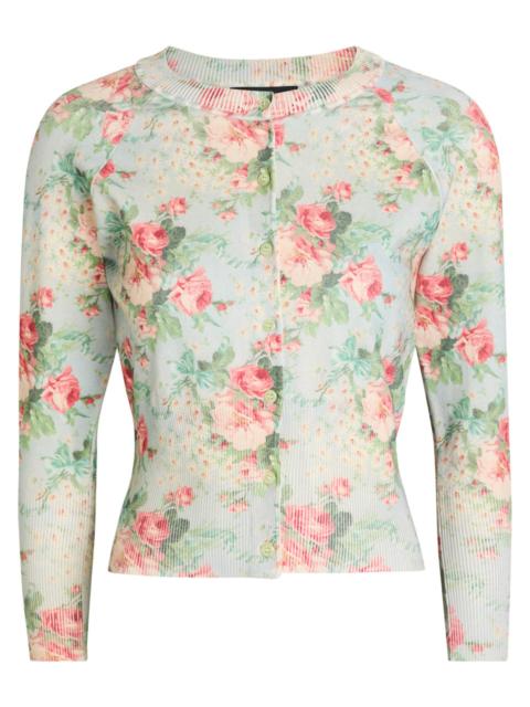 Simone Rocha Simone Rocha Floral-print Knit Cardigan