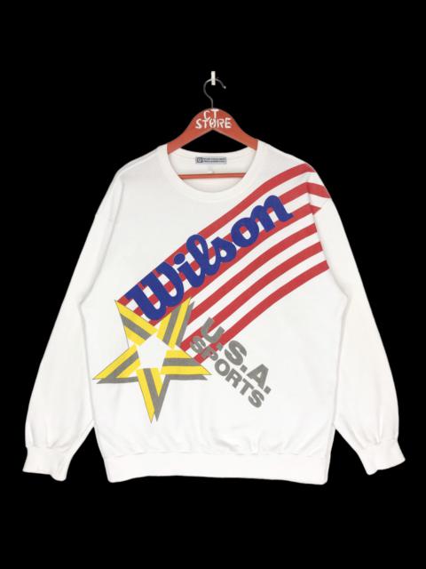 Other Designers Vintage - Vintage Wilson USA Sweatshirt Crewneck Big Logo