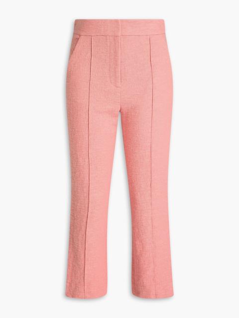 VERONICA BEARD Tani cotton-blend crepe kick-flare pants