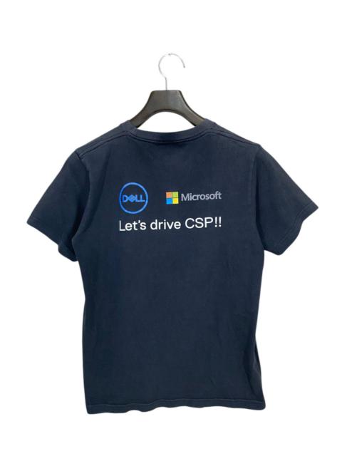 Other Designers Microsoft × The Game × Vintage - Vintage Dell x microsoft let's drive csp sun faded tshrt