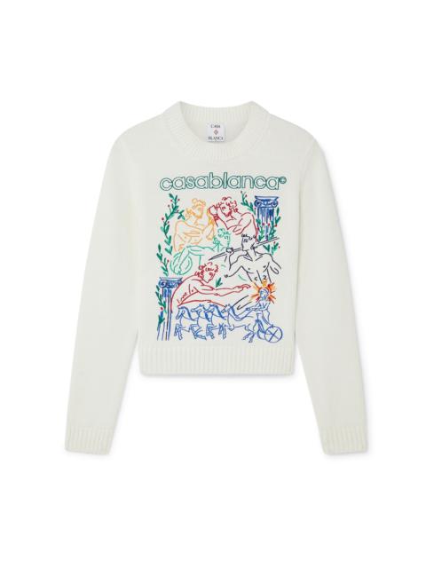 CASABLANCA Embroidered Jumper | Casablanca Paris
