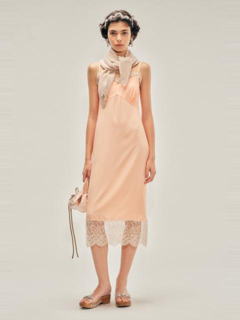 Simone Rocha Lace Trim Slip Dress