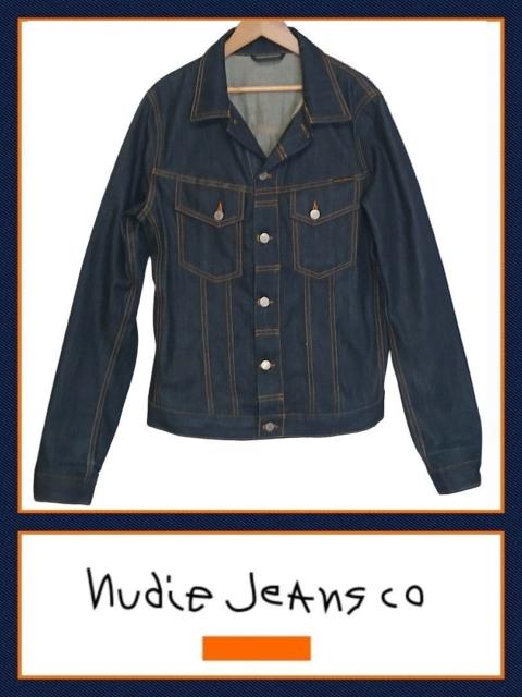 Nudie Jeans Nudie Jeans Terry Dry Indigo Raw Denim Trucker Jacket M