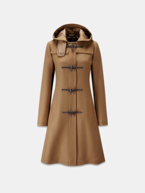 GLOVERALL Women's Swing Duffle Coat Camel
