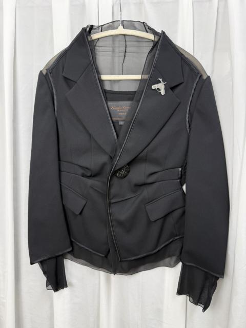UNDERCOVER Undercover 2007 SS Purple Multilayer Deconstructed Blazer