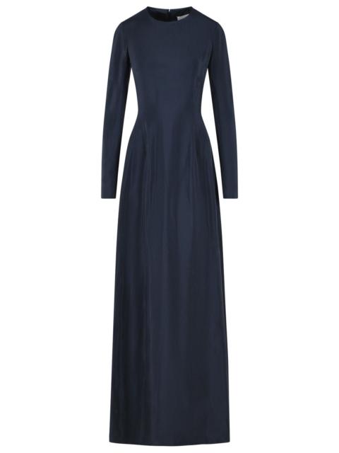 Maison Margiela Maison Margiela Cupro Maxi Dress Blue Women