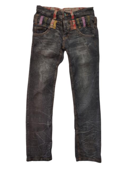 Other Designers Designer - Rare🔥Japanese Nylaus Clothing Double Waist Jeans