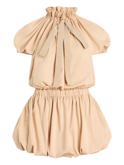 PATOU volume-ruffled mini dress