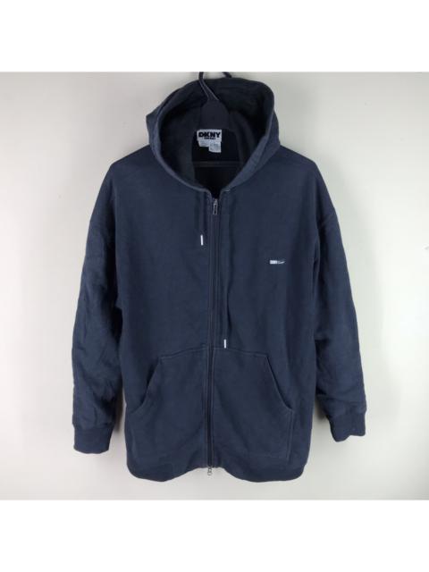 Other Designers Vintage - DKNY Jeans Oversized Sweater Zipper Hoodie