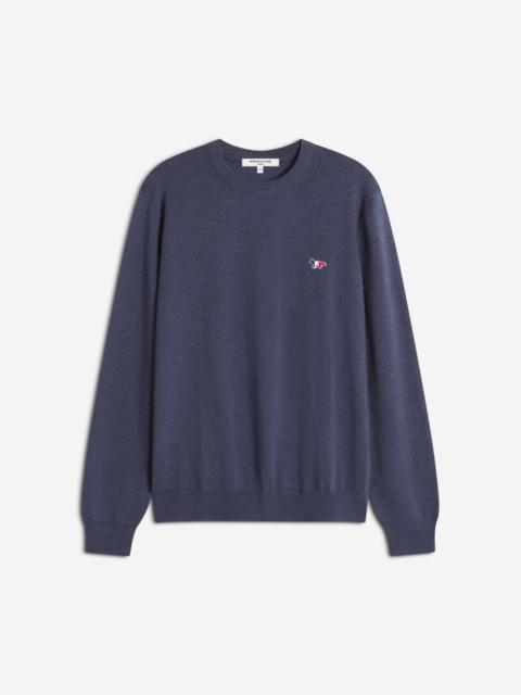 Maison Kitsuné TRICOLOR FOX MERINO REGULAR JUMPER