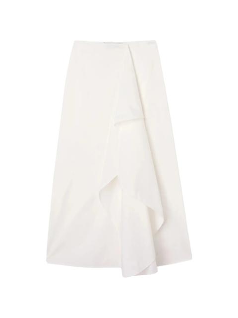 RÓHE FOLDED COTTON SKIRT