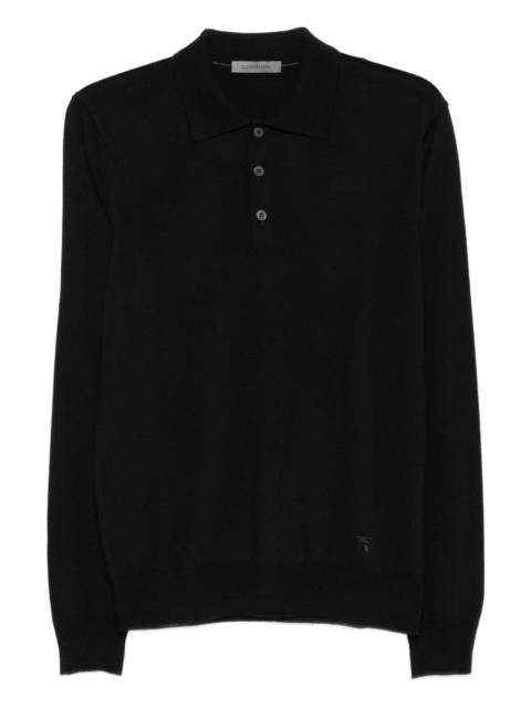 CORNELIANI long-sleeve polo shirt