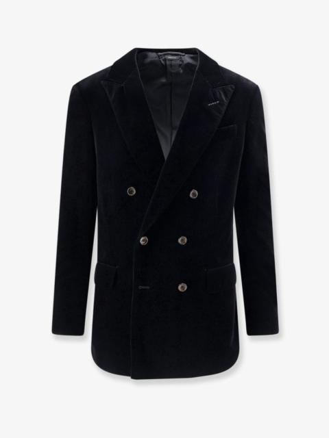 TOM FORD Tom Ford Double-Breasted Velvet Blazer