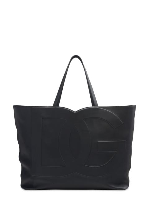 Dolce & Gabbana DG Logo Leather Tote