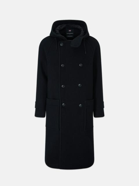 GLOVERALL Men's Horatio Coat Black
