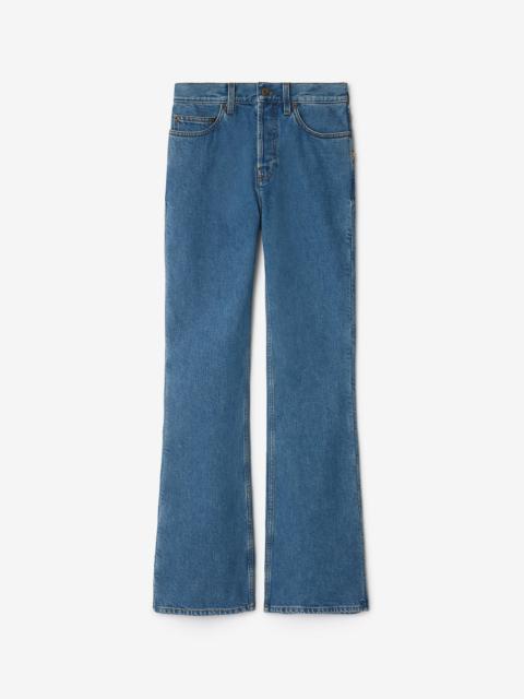 Burberry High Rise Bootcut Jeans