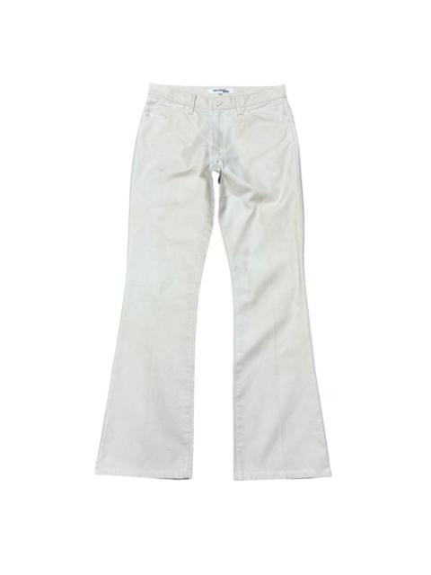 Junya Watanabe MAN Junya Watanabe Broken White Denim Flare Jeans