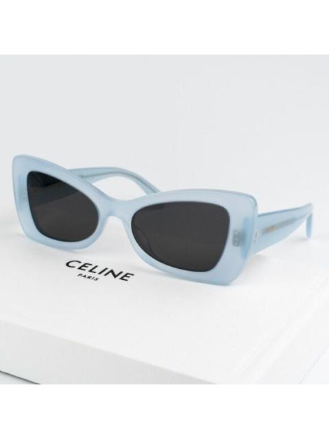 CELINE NEW Celine CL40236I 84A CELINE 3 DOTS Blue Grey Women Sunglasses