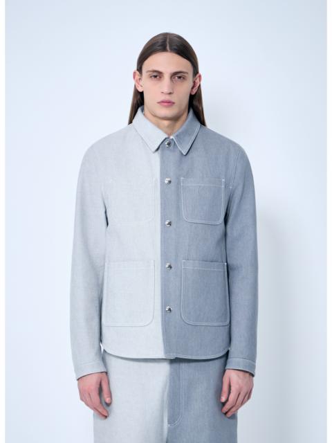 Thom Browne Men Contrast Utility Jacket
