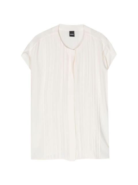 Berita pintuck-detail blouse