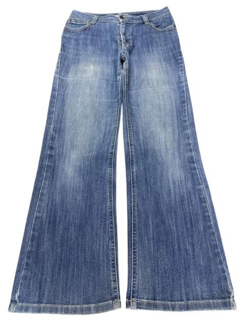 Other Designers Vintage Japanese Brand Blue Faded Wash Style Wide Leg Jeans