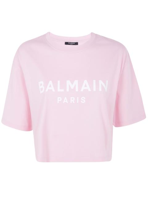Balmain Balmain Women Balmain Printed Cropped T-Shirt