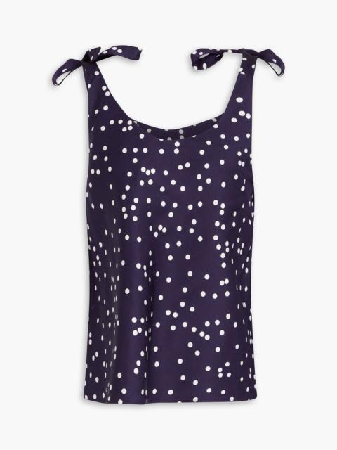 Zimmermann Polka-dot satin top