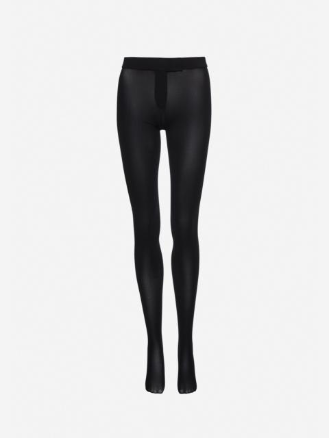 MAGDA BUTRYM Semi-sheer pants in black