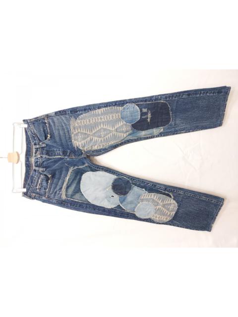 Kapital Thunderbird Patchwork Boro Sashiko Denim Jeans